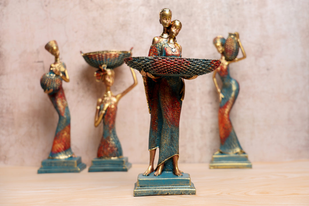 Elegant Harmony Sculpture (4 Pcs Set)