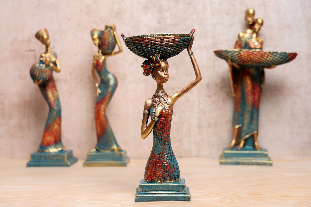 Elegant Harmony Sculpture (4 Pcs Set)
