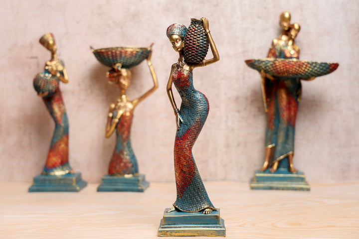 Elegant Harmony Sculpture (4 Pcs Set)