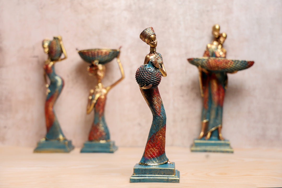 Elegant Harmony Sculpture (4 Pcs Set)
