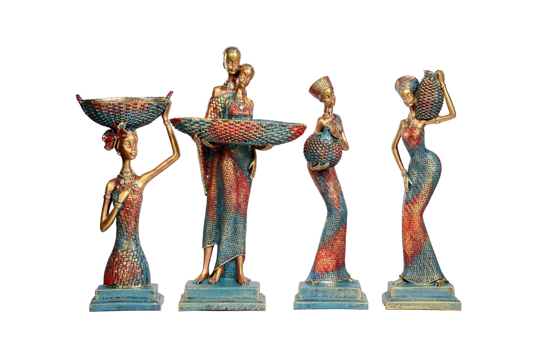 Elegant Harmony Sculpture (4 Pcs Set)