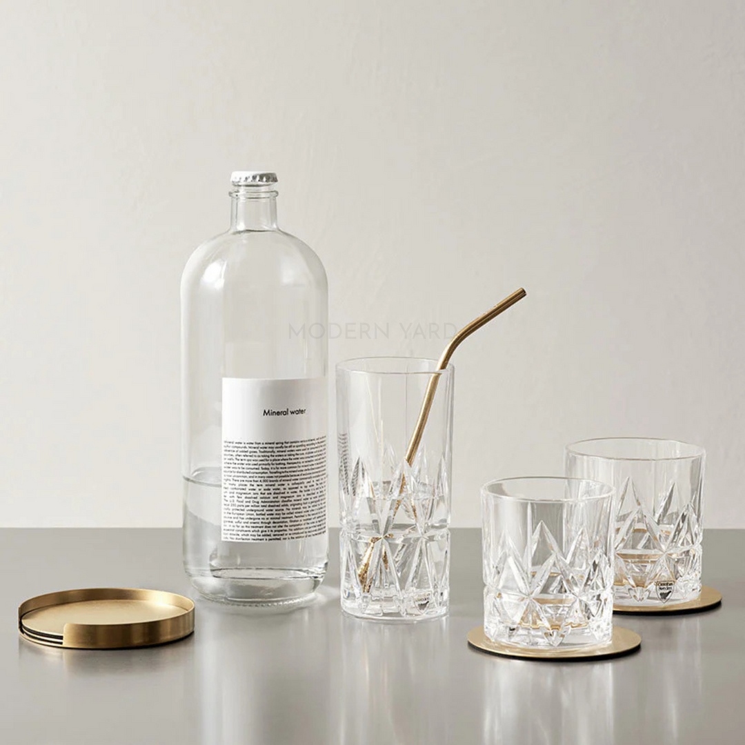 Streak Long Crystal Glass 370 ML (Set Of 6) -  Made In Germany