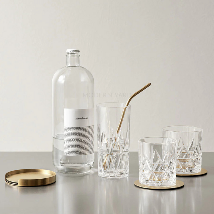 Streak Long Crystal Glass 370 ML (Set Of 6) -  Made In Germany