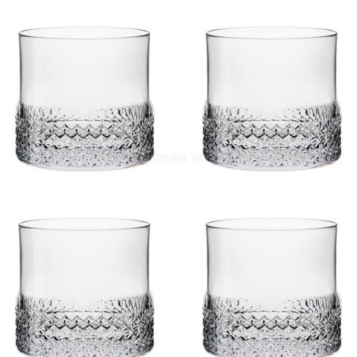Rona Premium Whiskey Glass 380 ML (Set of 4) - Made in Slovakia