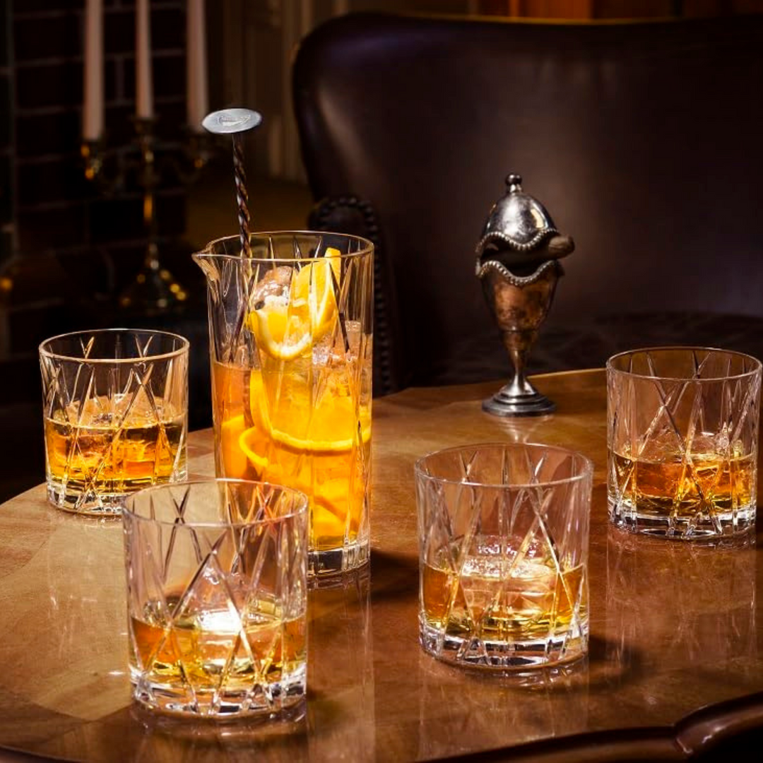 Mysterious Crystal Whiskey Glass 250 ML (Set Of 6) -  Made In Germany