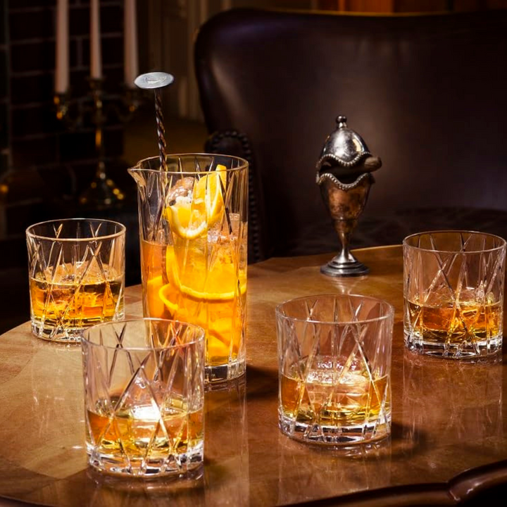 Mysterious Crystal Whiskey Glass 250 ML (Set Of 6) -  Made In Germany