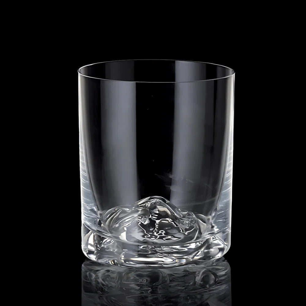 Elite Crystal Whiskey Glass 340 ML (Set Of 4) - Made In Czech Republic
