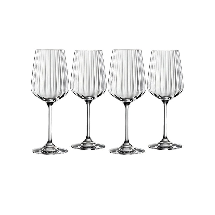 Stripped Wine Glass
