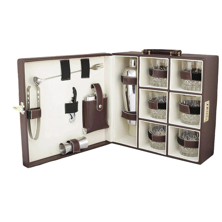 Leather Bar Briefcase (M)