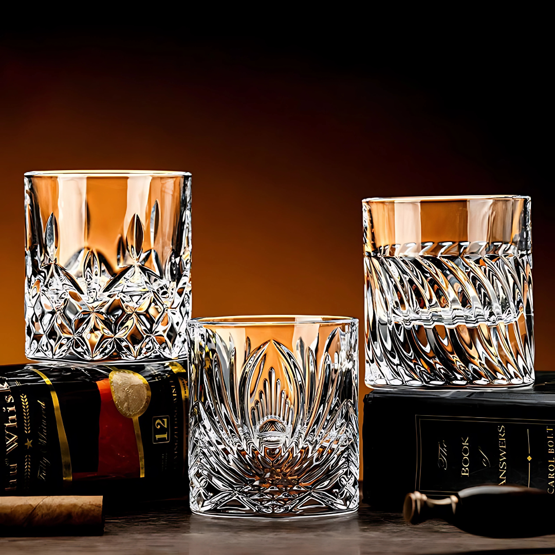 Regal Oak Whiskey Glass - Set Of 6 - Made With Sapphire Crystal