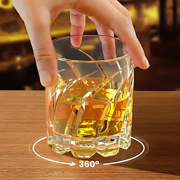 Spin & Sip Rotating Whiskey Glass (Set Of 6)