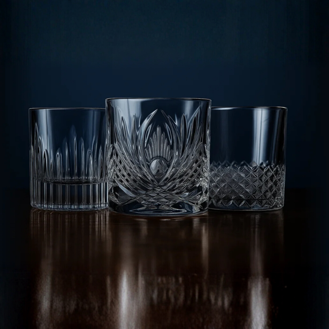 Regal Oak Whiskey Glass - Set Of 6 - Made With Sapphire Crystal