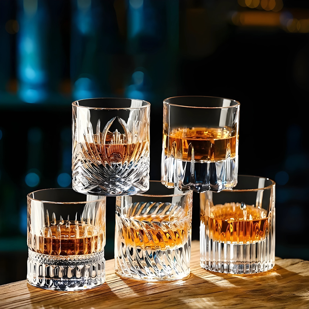 Regal Oak Whiskey Glass - Set Of 6 - Made With Sapphire Crystal