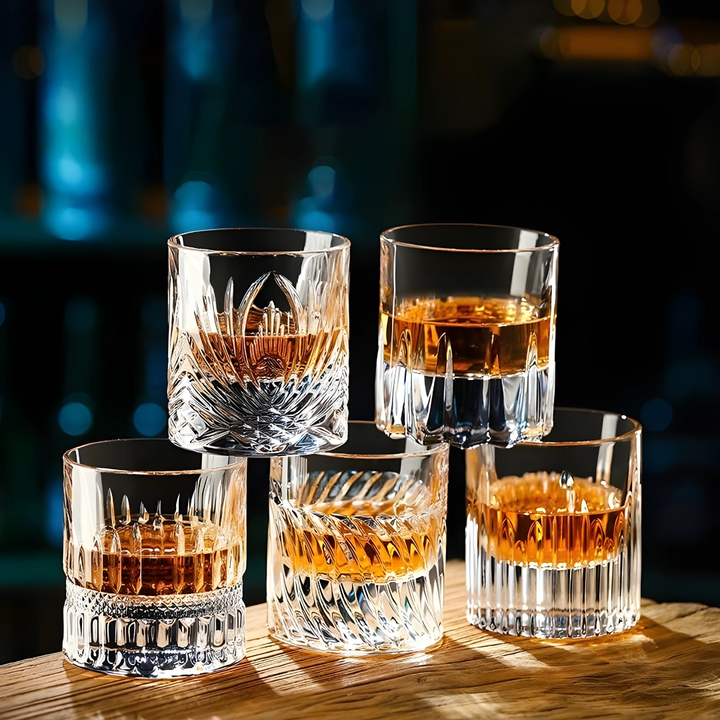 Regal Oak Whiskey Glass - Set Of 6 - Made With Sapphire Crystal
