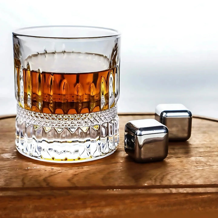 The Embossed Heavy Base Whiskey Glass