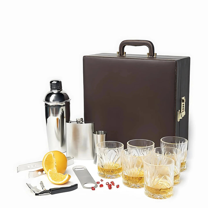 Leather Bar Briefcase (M)