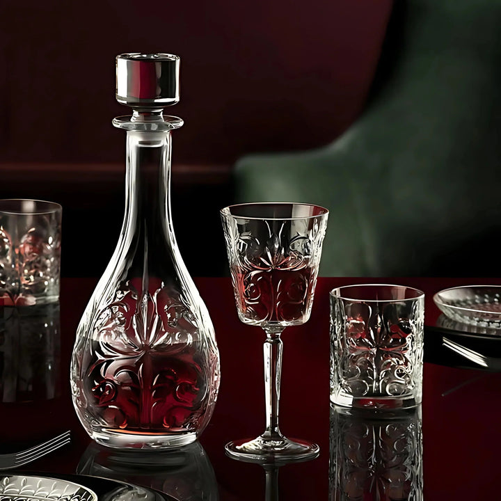 Tattoo Wine Glass (Set Of 2) (Made Of Crystal)