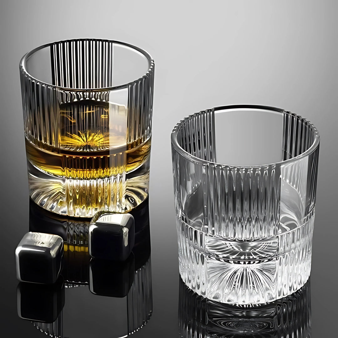 Ribbed Whiskey Glass (Pack Of 6)