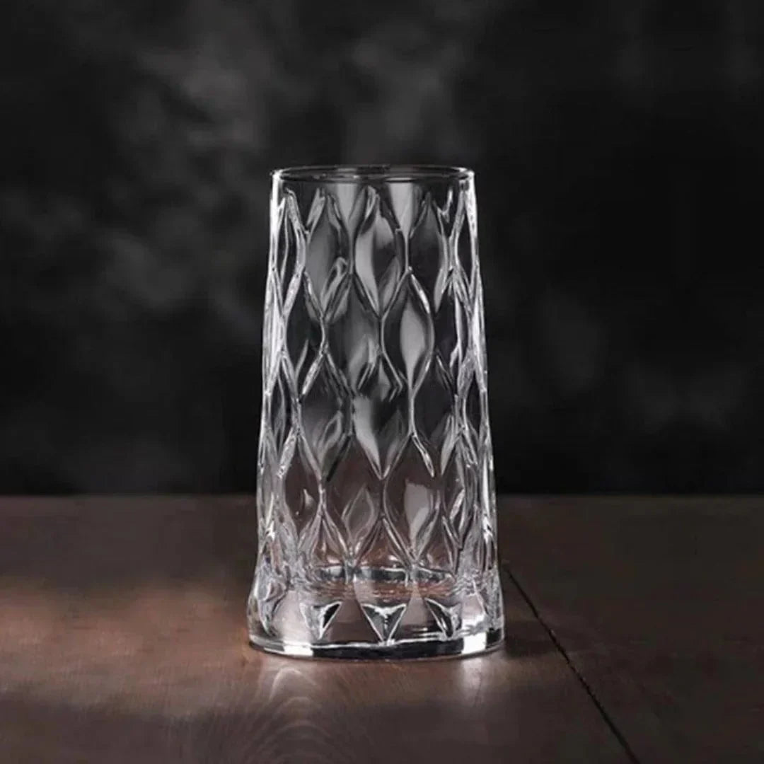 Leafy Hi Ball Glass (Made In Turkey)