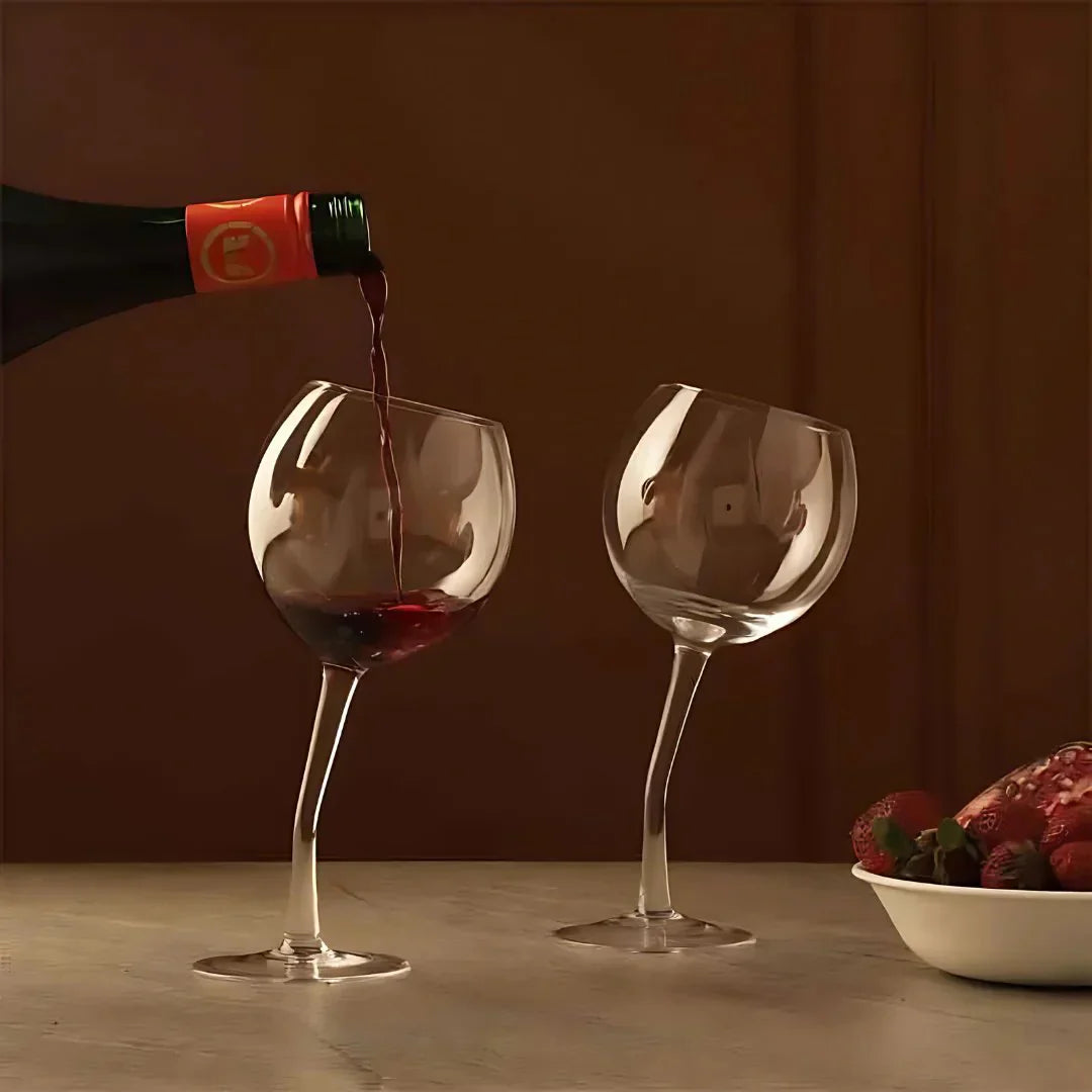 The Tilt Wine Glass (Pack Of 2)