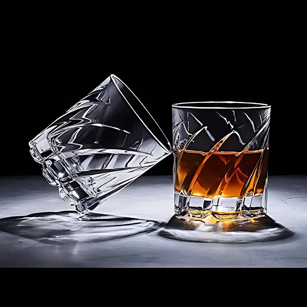 Spin & Sip Rotating Whiskey Glass (Set Of 6)