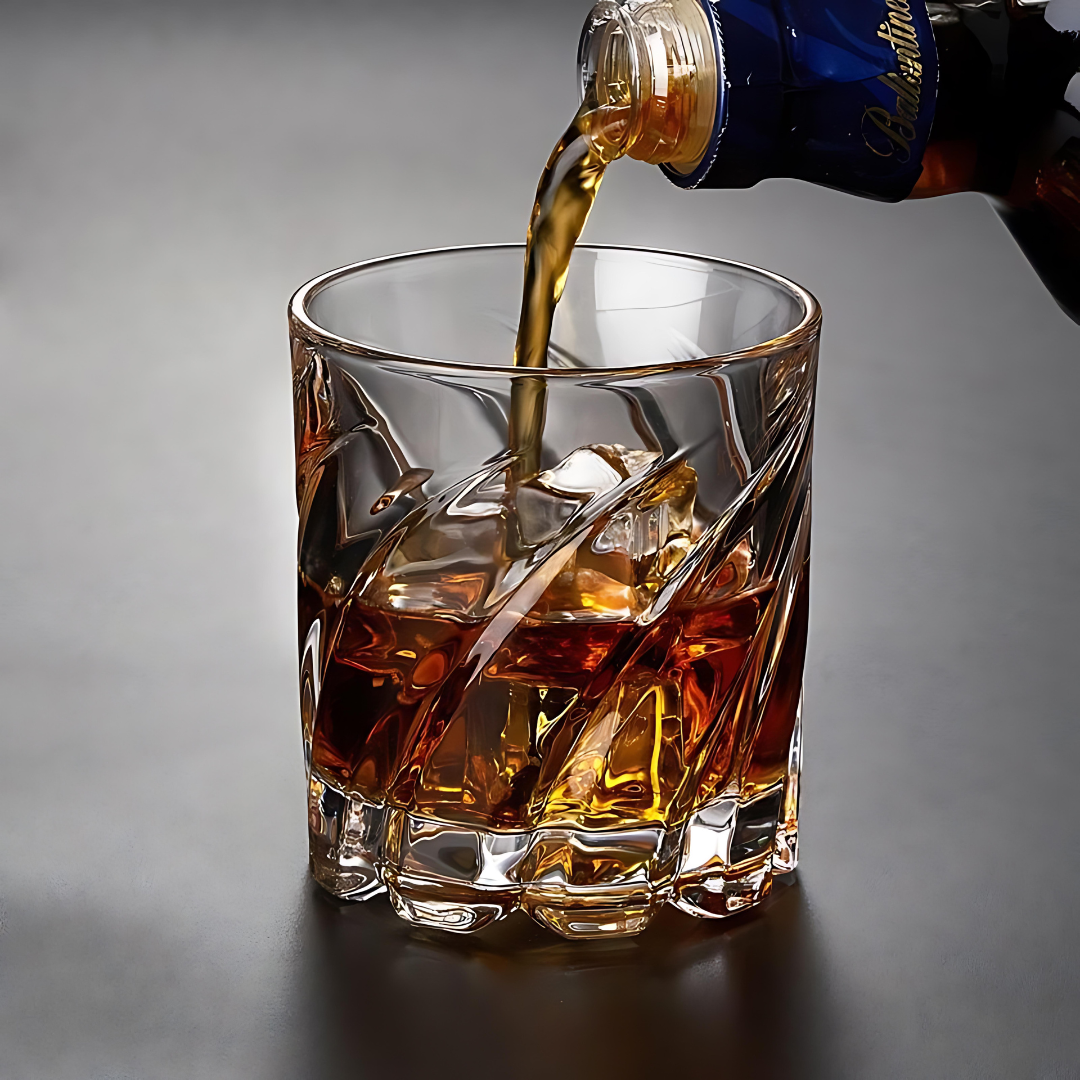 Spin & Sip Rotating Whiskey Glass (Set Of 6)