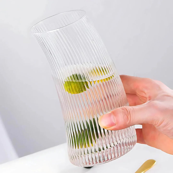 Tilted Striped Glass