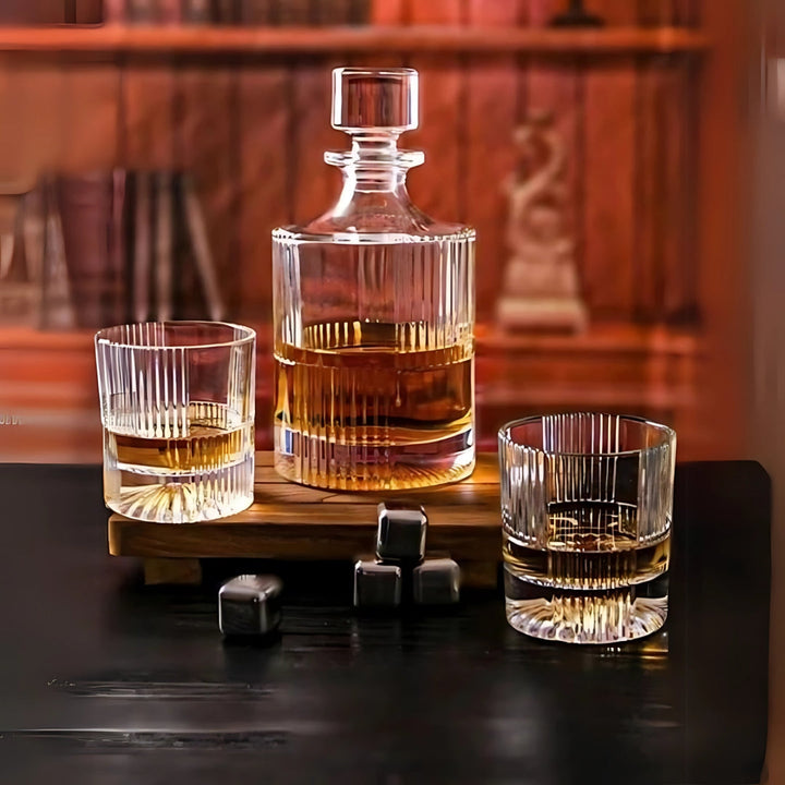 Waterfall Whiskey Decanter Set