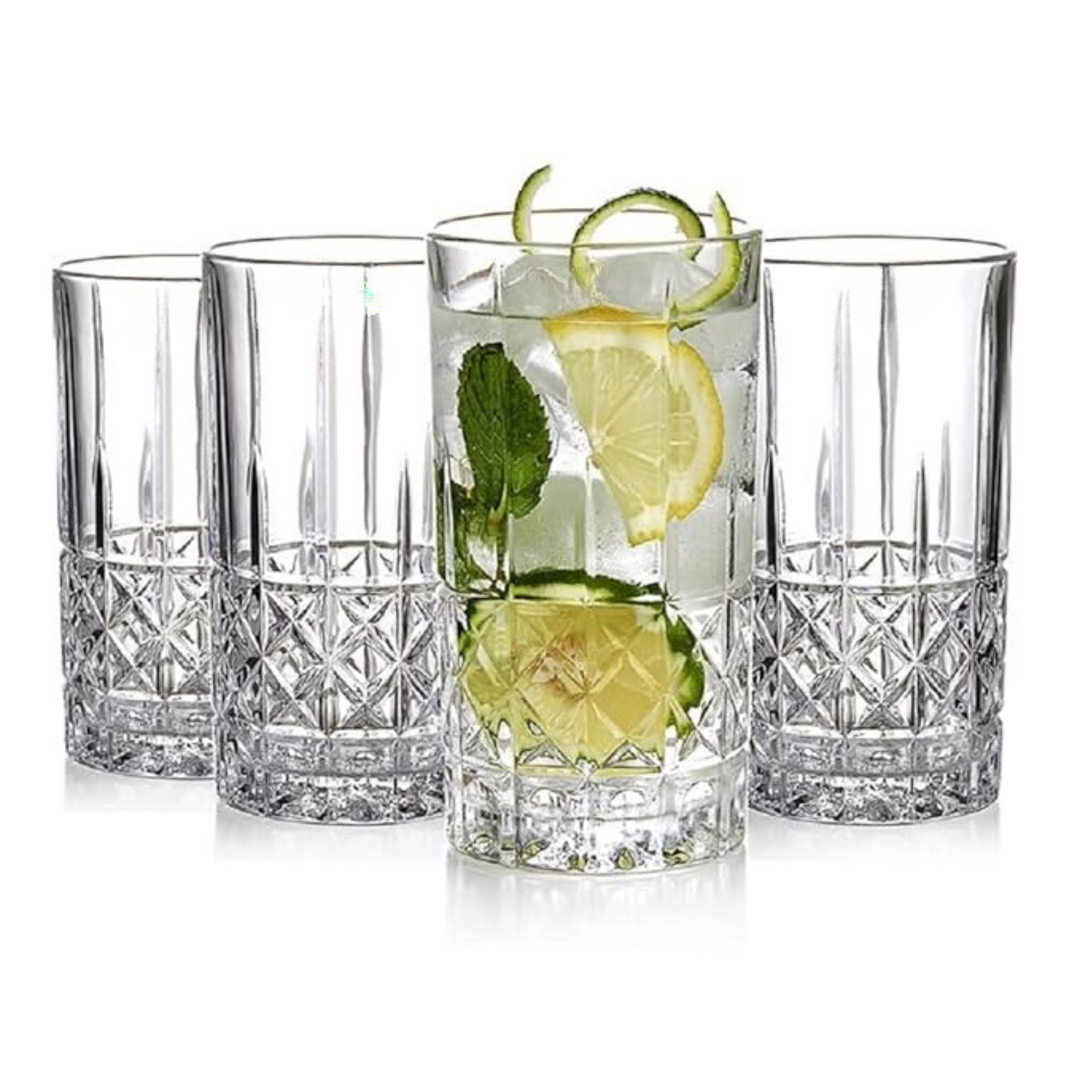 Beige Hi Ball Glass (Pack Of 6)