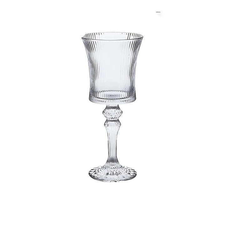 Vintage Striped Wine Glass - (Set Of 6)