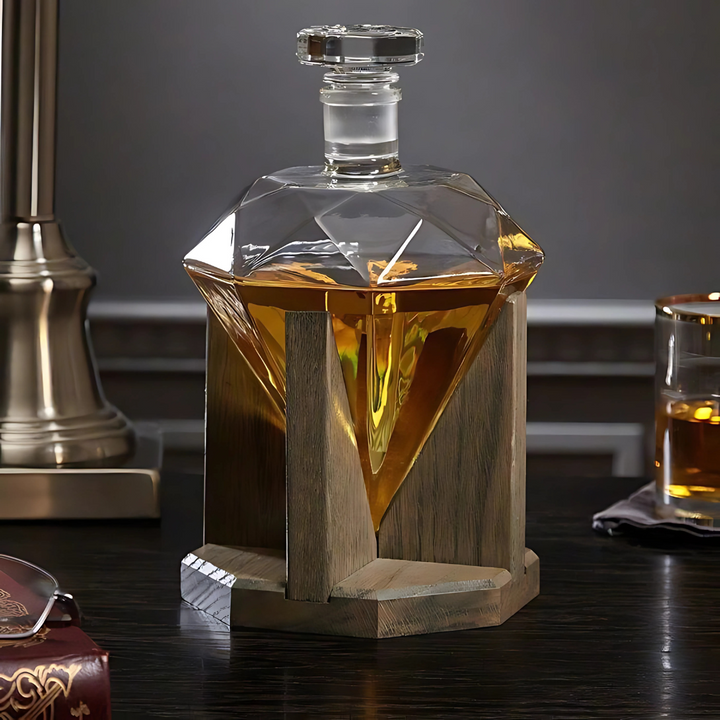 Kohinoor Crystal Decanter with Stand
