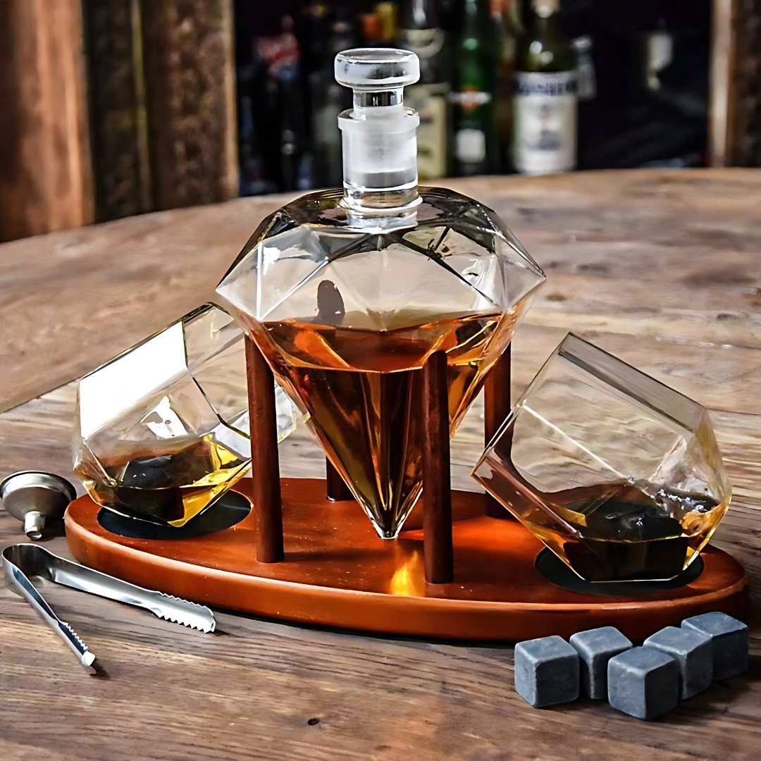 Kohinoor Crystal Decanter with Stand