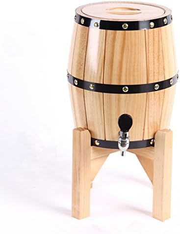 Wooden Stainless Steel Barrel For Wine & Beer (3L)