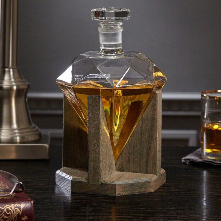 Kohinoor Crystal Decanter with Stand