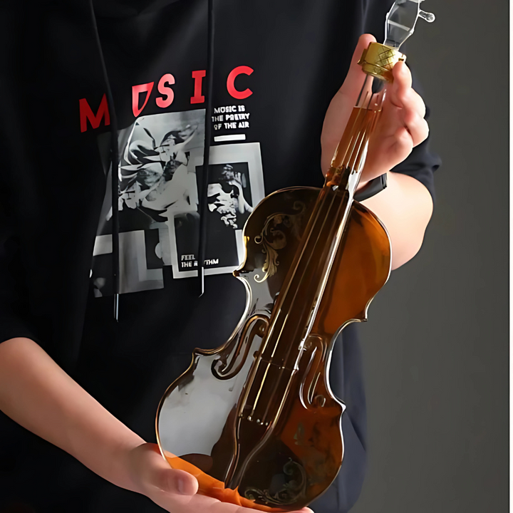 Guitar Decanter With Wooden Stand