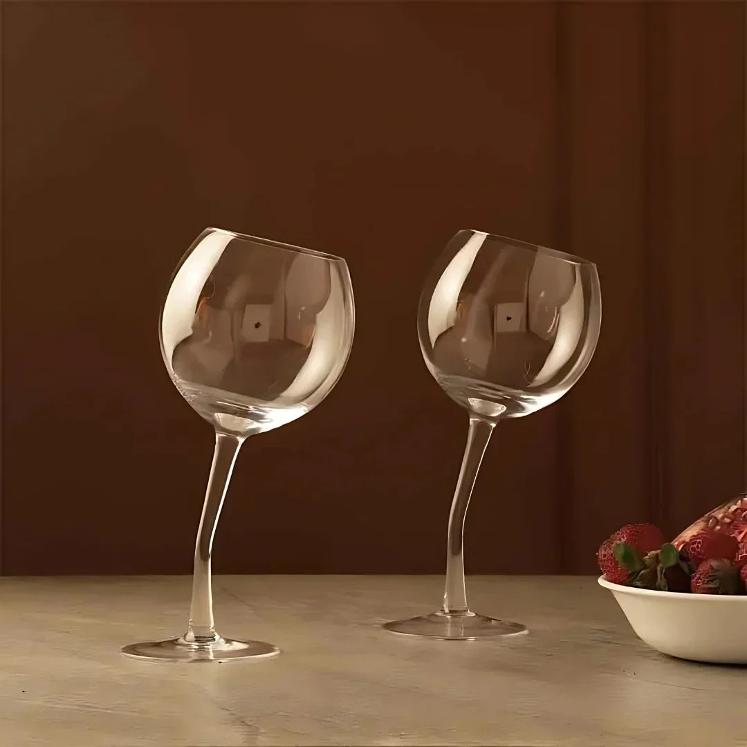 The Tilt Wine Glass (Pack Of 2)