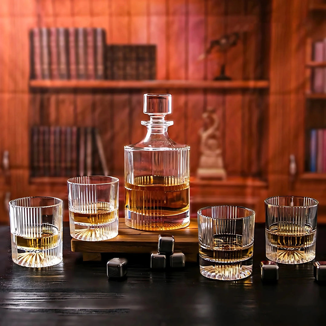 Ribbed Whiskey Glass (Pack Of 6)