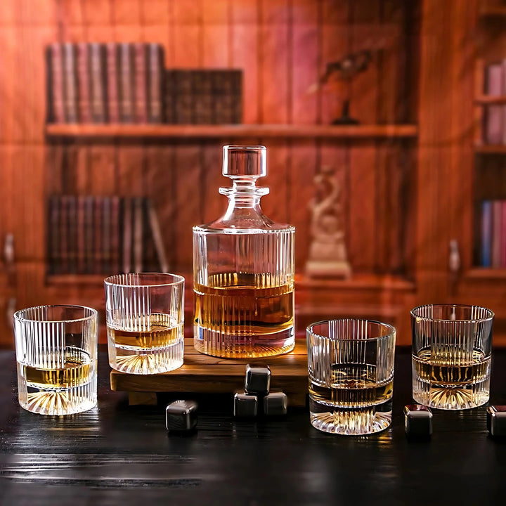 Ribbed Whiskey Glass (Pack Of 6)