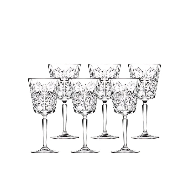 Tattoo Wine Glass (Set Of 2) (Made Of Crystal)