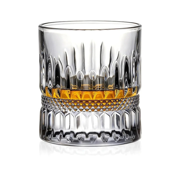 The Embossed Heavy Base Whiskey Glass