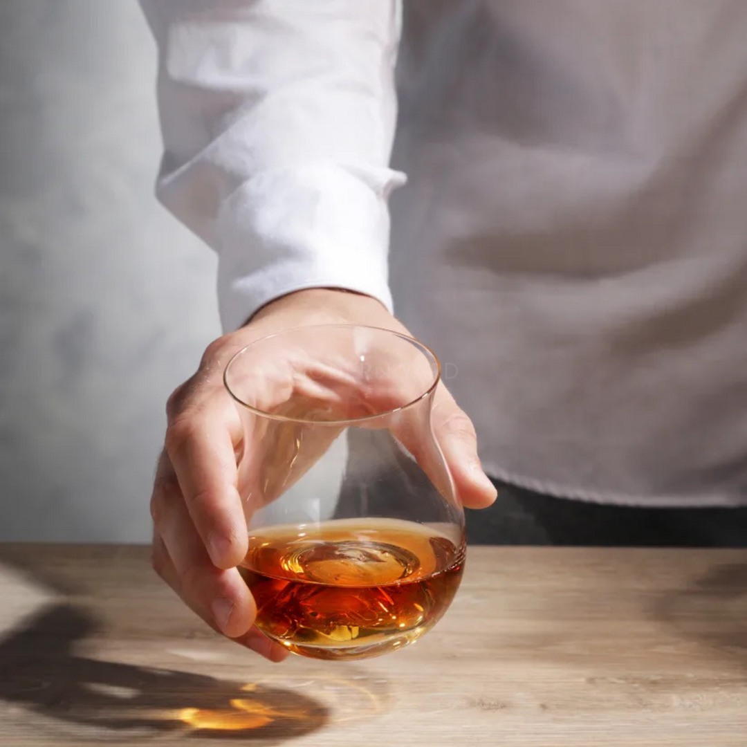 Pauline Crystal Whiskey Glass 390 ML (Set Of 6) - Made In Czech Republic