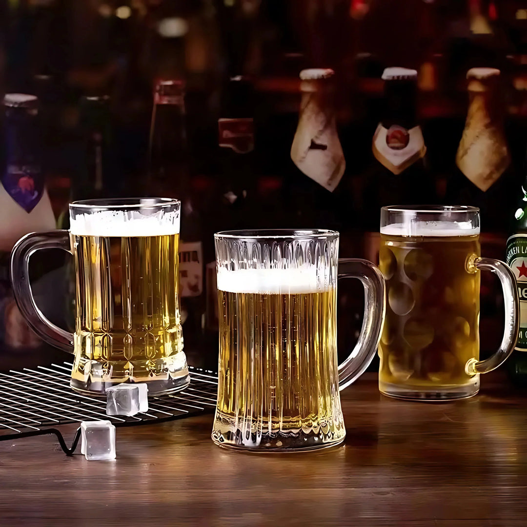 Ribbed Beer Mug