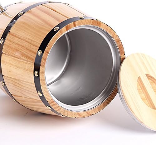 Wooden Stainless Steel Barrel For Wine & Beer (3L)
