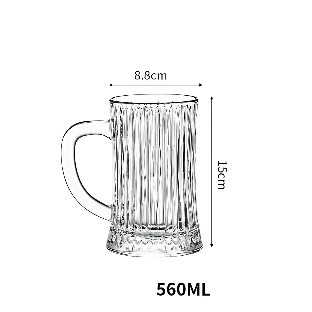 Ribbed Beer Mug