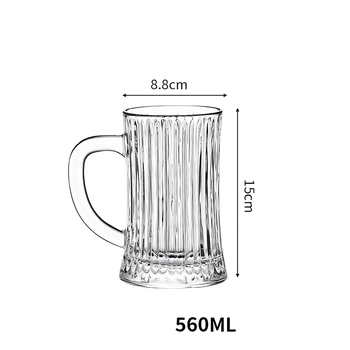 Ribbed Beer Mug