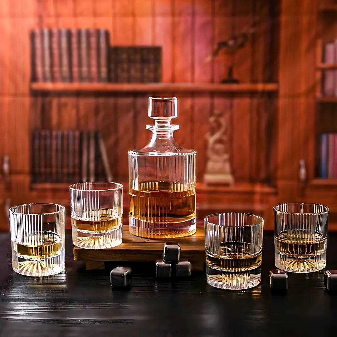 Waterfall Whiskey Decanter Set