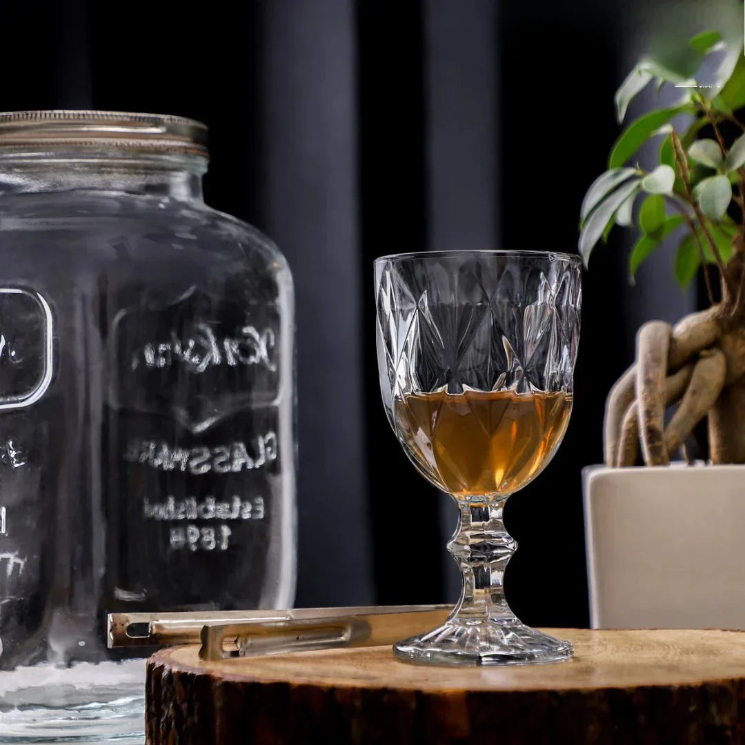 Vibrant Colored Wine Goblet (Pack Of 6)