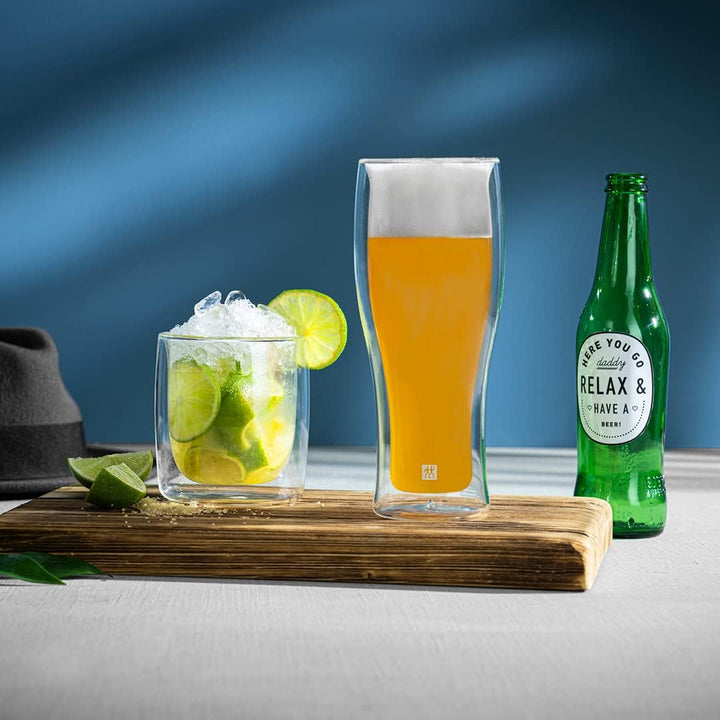 Double Walled Beer Glass