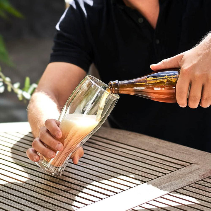 Double Walled Beer Glass