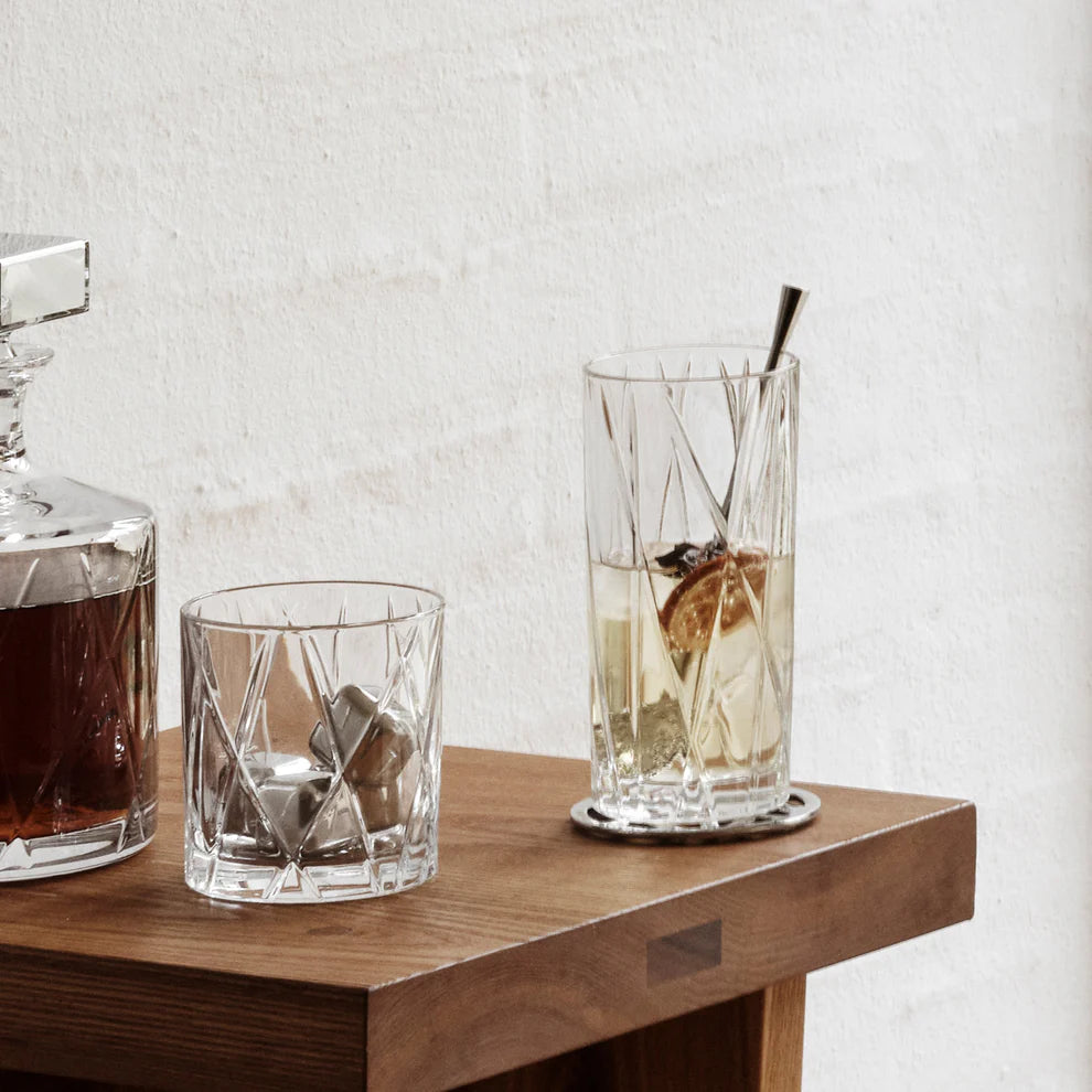 Mysterious Crystal Tall Glass 370 ML (Set Of 6) -  Made In Germany